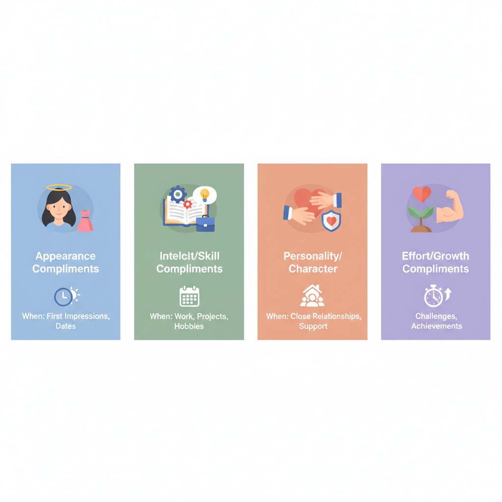 Типи компліментів і коли їх вживати