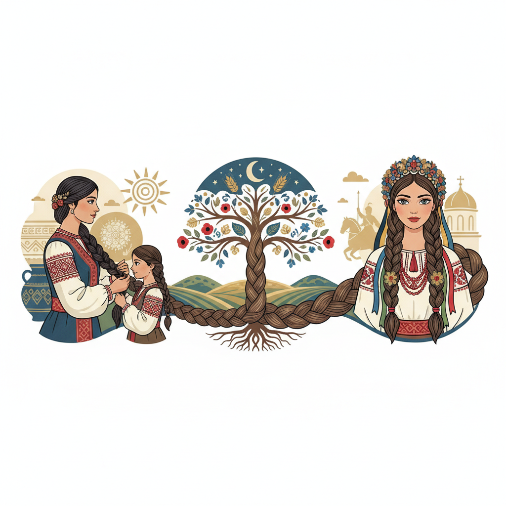 Історія та символіка української коси