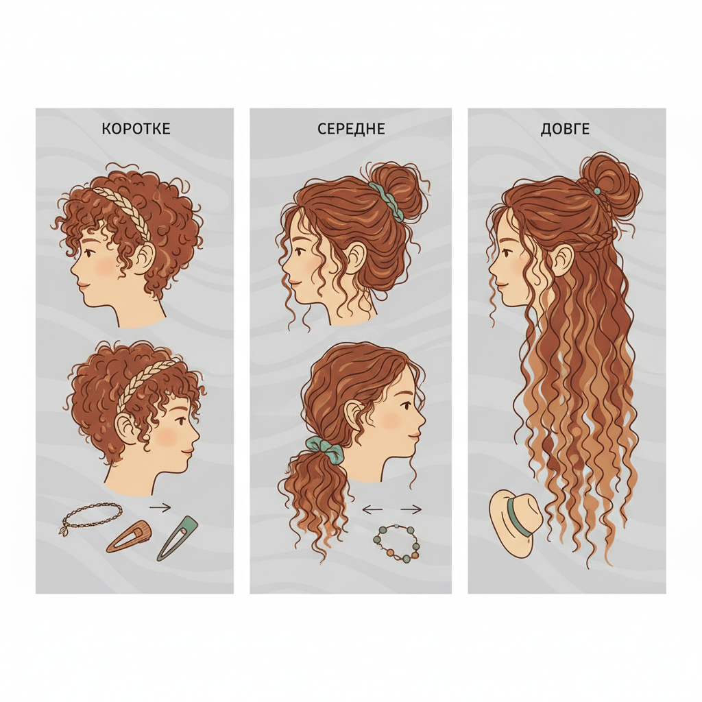 Повсякденні зачіски для різної довжини