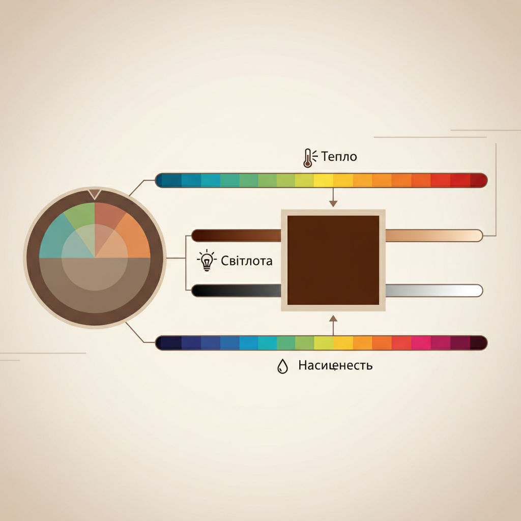 Як керувати теплом, світлотою і насиченістю