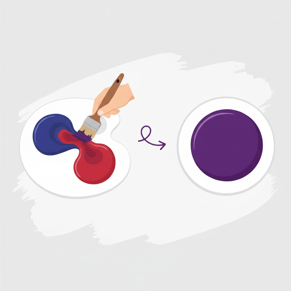 Як отримати фіолетовий фарбами